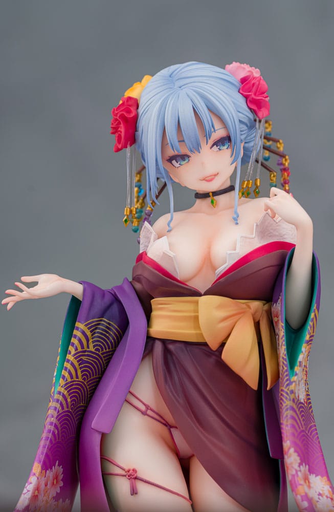 Original Character Statue 1/7 Shujuu Ecstasy Shion Oiran Ver. (Wholesome Ver.) 15 cm Scalefiguren Yokina