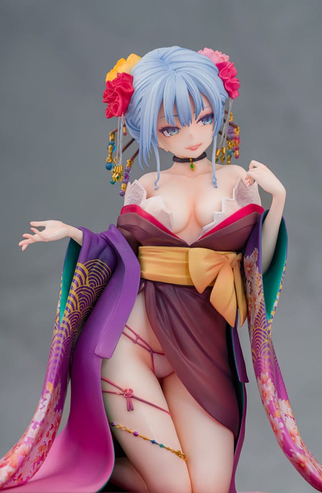 Original Character Statue 1/7 Shujuu Ecstasy Shion Oiran Ver. (Wholesome Ver.) 15 cm Scalefiguren Yokina