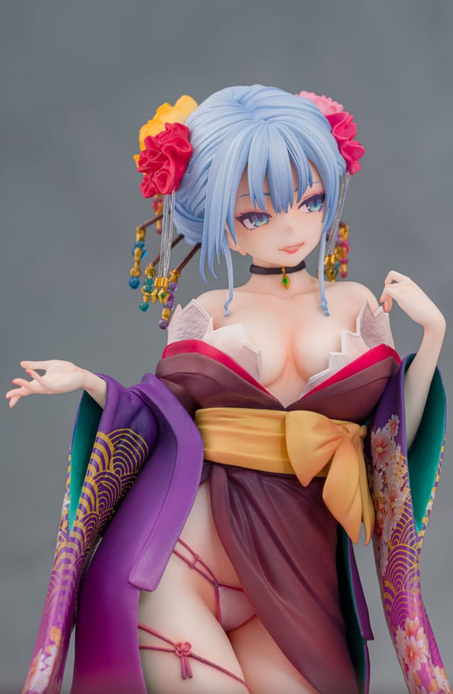 Original Character Statue 1/7 Shujuu Ecstasy Shion Oiran Ver. (Wholesome Ver.) 15 cm Scalefiguren Yokina