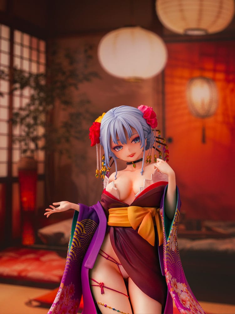 Original Character Statue 1/7 Shujuu Ecstasy Shion Oiran Ver. (Wholesome Ver.) 15 cm Scalefiguren Yokina