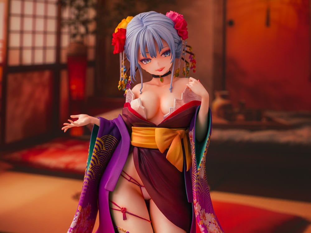Original Character Statue 1/7 Shujuu Ecstasy Shion Oiran Ver. (Wholesome Ver.) 15 cm Scalefiguren Yokina
