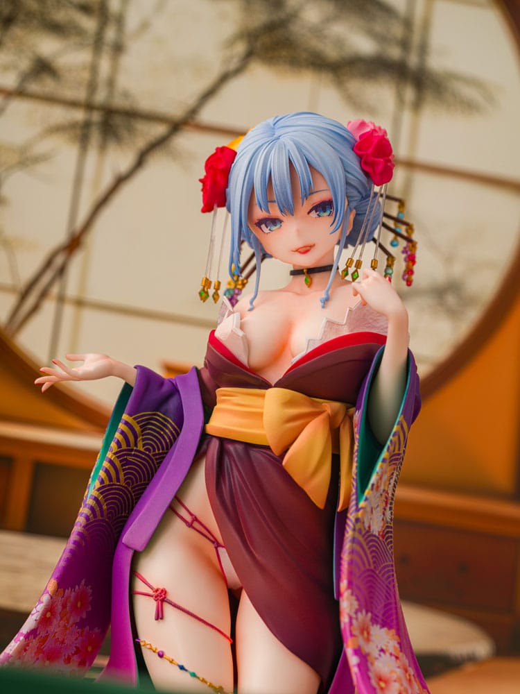 Original Character Statue 1/7 Shujuu Ecstasy Shion Oiran Ver. (Wholesome Ver.) 15 cm Scalefiguren Yokina