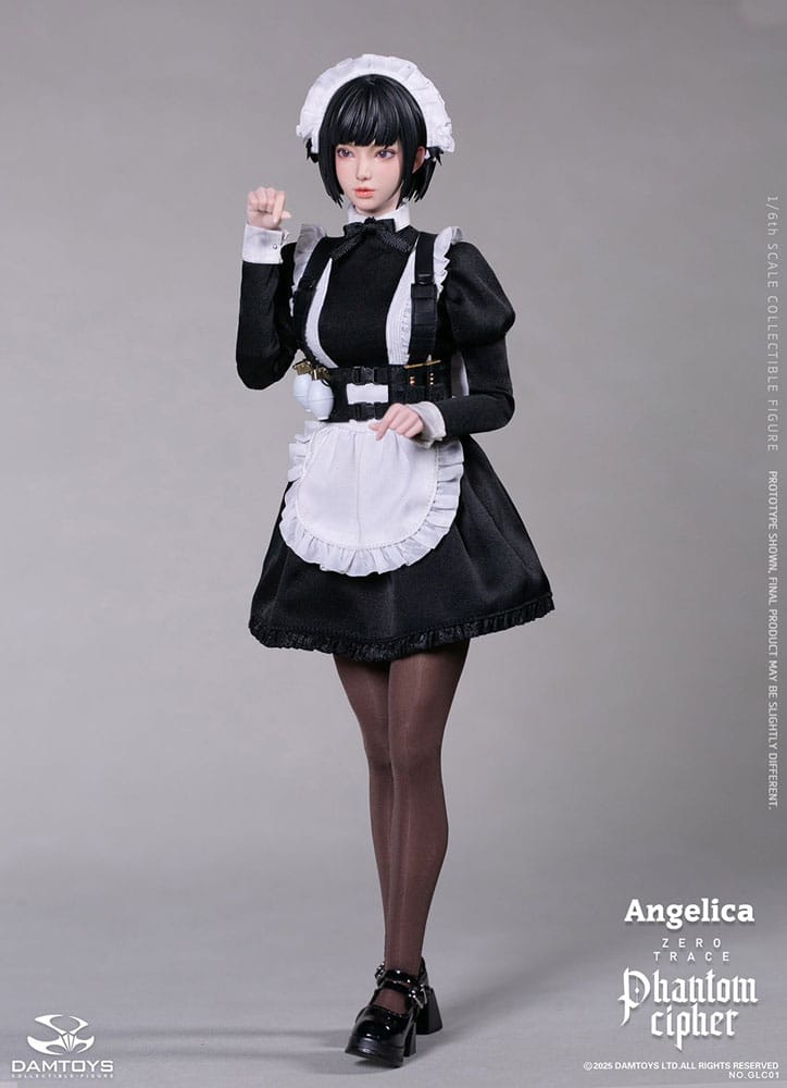 Original Character Phantom Cipher: Zero Trace Actionfigur 1/6 Angelica 30 cm Figmas Yokina