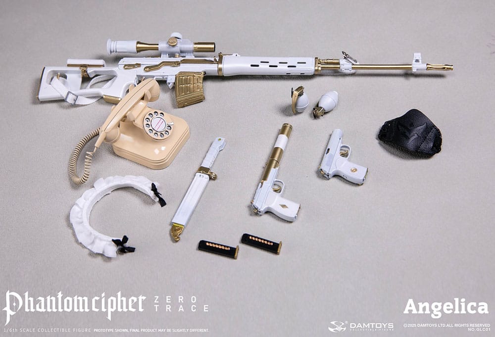 Original Character Phantom Cipher: Zero Trace Actionfigur 1/6 Angelica 30 cm Figmas Yokina