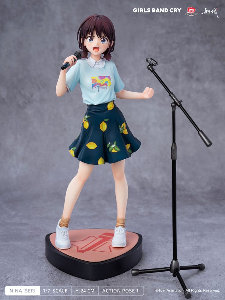 Girls Band Cry Natsu wo Mankitsu shite Sakebe Series No. 1 PVC Statue 1/7 Nina Iseri 24 cm Scalefiguren Yokina