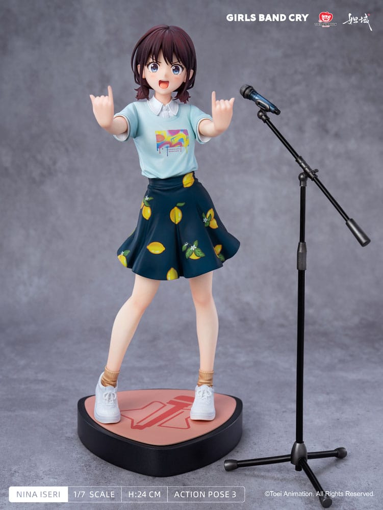 Girls Band Cry Natsu wo Mankitsu shite Sakebe Series No. 1 PVC Statue 1/7 Nina Iseri 24 cm Scalefiguren Yokina