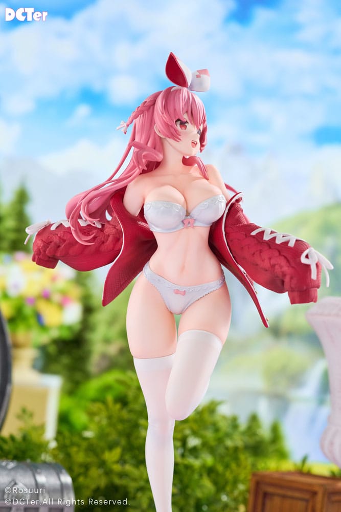 Original Character Rosuuri PVC Statue 1/7 White Rabbit Rosu Swimsuit Ver. 25 cm Scalefiguren Yokina