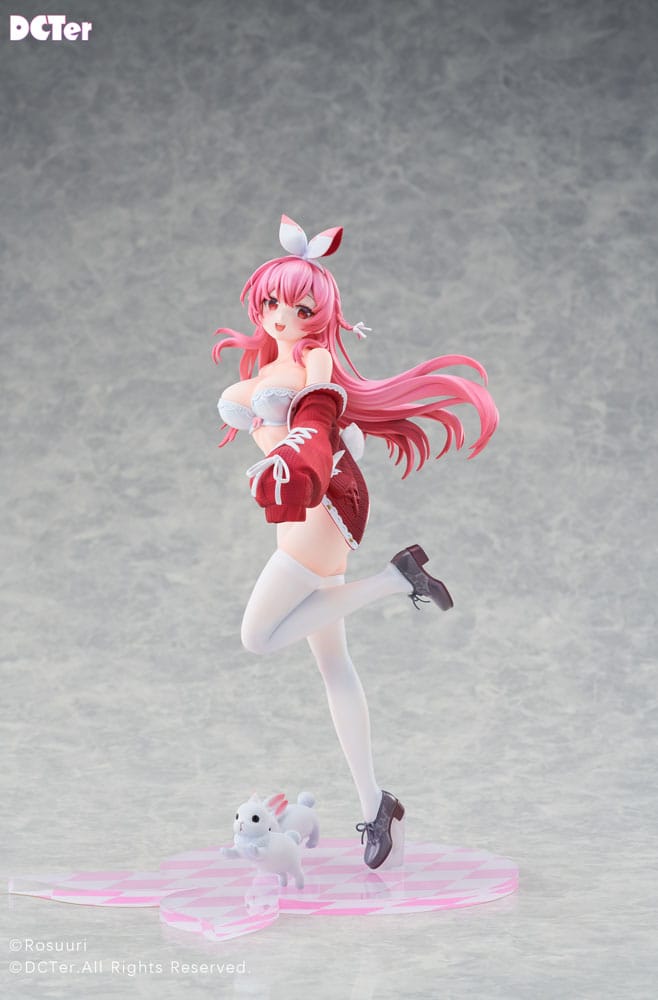 Original Character Rosuuri PVC Statue 1/7 White Rabbit Rosu Swimsuit Ver. 25 cm Scalefiguren Yokina