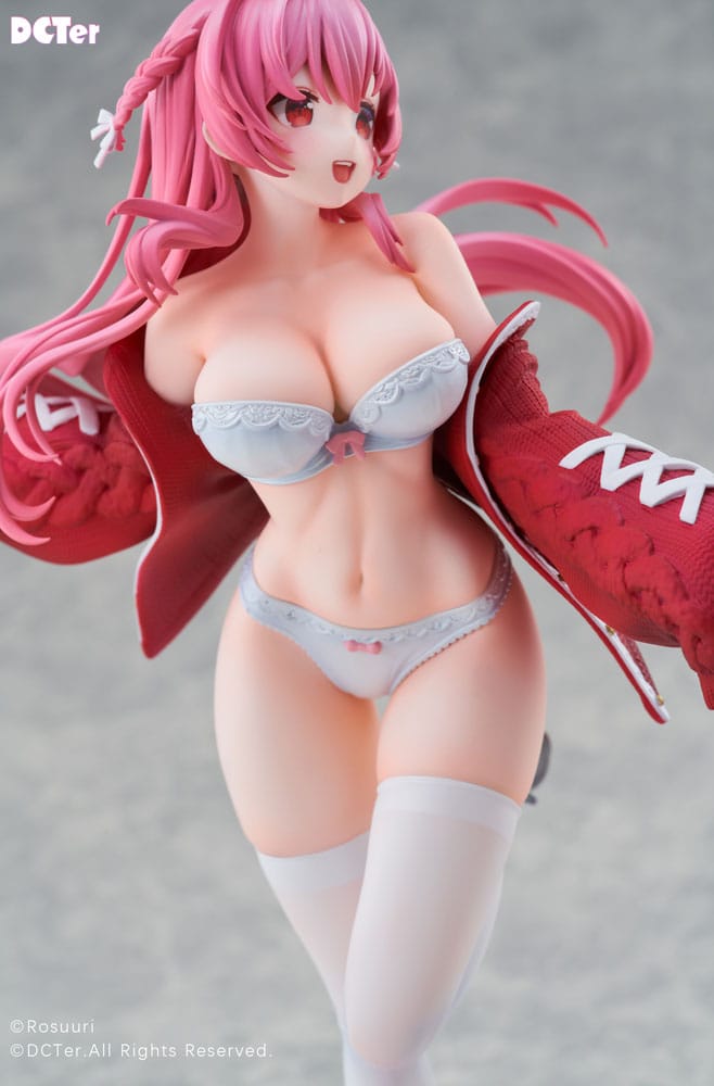 Original Character Rosuuri PVC Statue 1/7 White Rabbit Rosu Swimsuit Ver. 25 cm Scalefiguren Yokina