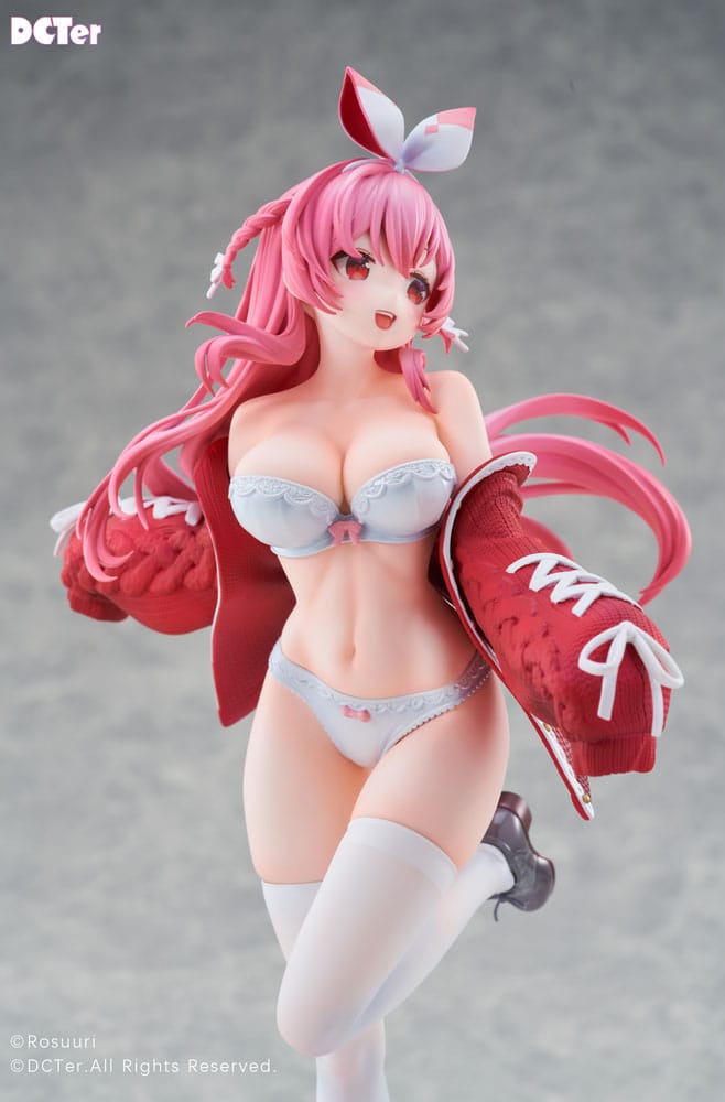 Original Character Rosuuri PVC Statue 1/7 White Rabbit Rosu Swimsuit Ver. 25 cm Scalefiguren Yokina