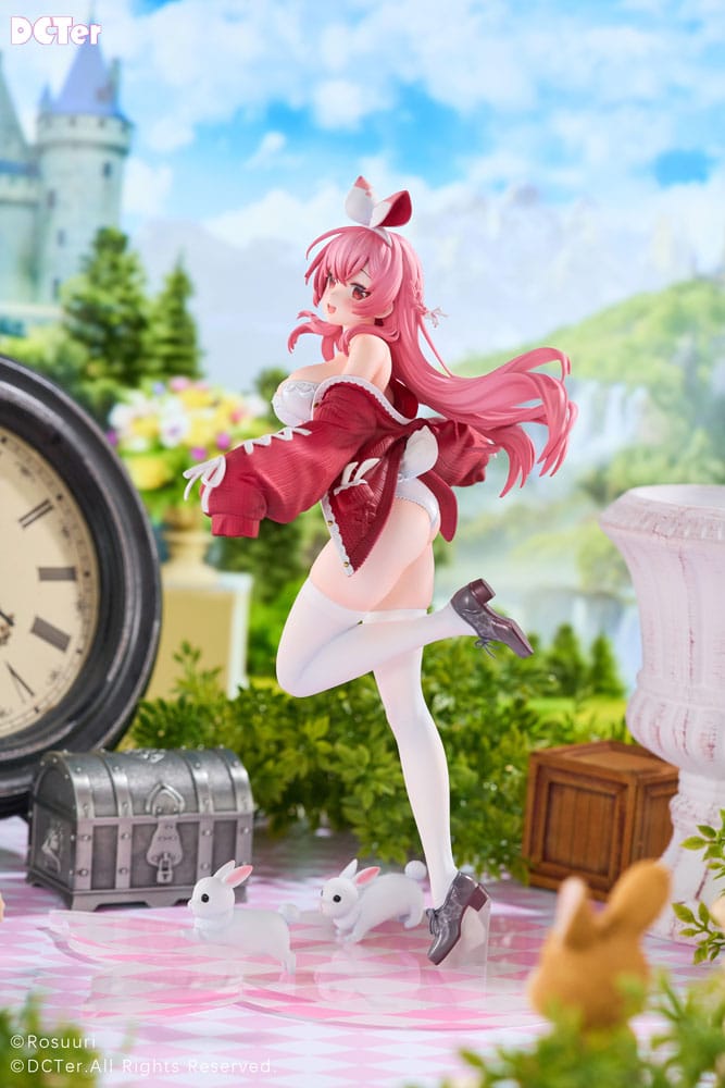 Original Character Rosuuri PVC Statue 1/7 White Rabbit Rosu Swimsuit Ver. 25 cm Scalefiguren Yokina