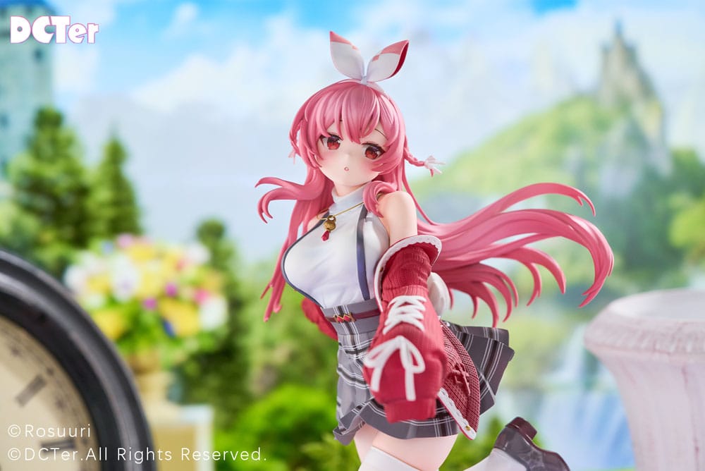Original Character Rosuuri PVC Statue 1/7 White Rabbit Rosu Casual Clothes Ver. 25 cm Scalefiguren Yokina