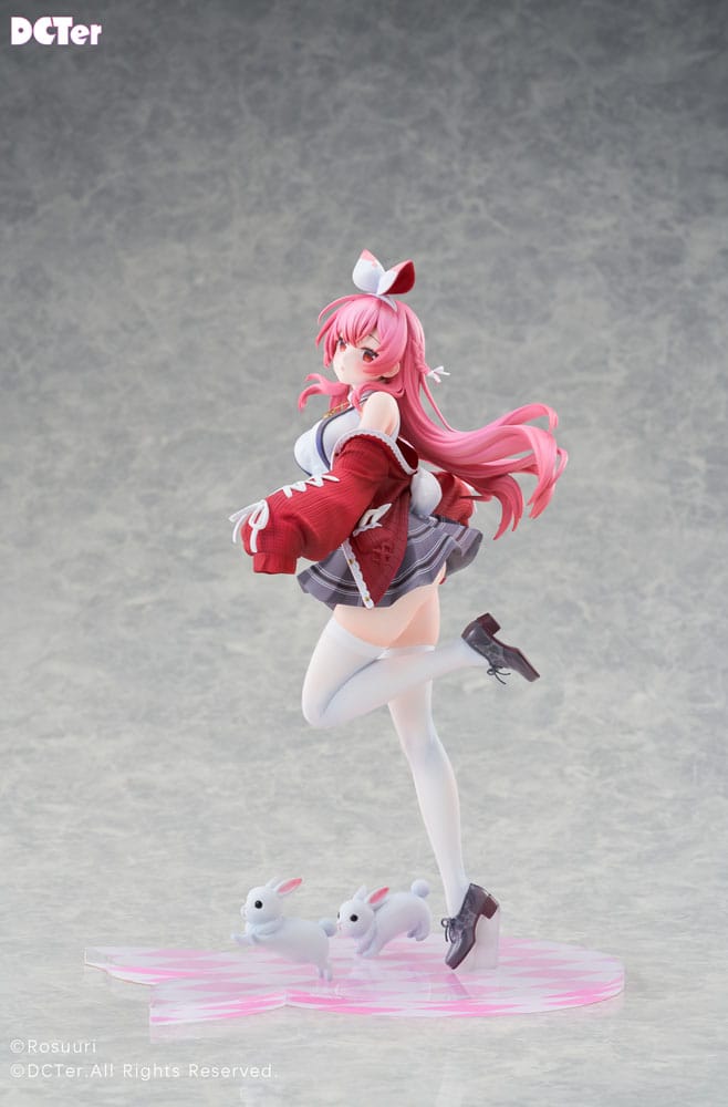 Original Character Rosuuri PVC Statue 1/7 White Rabbit Rosu Casual Clothes Ver. 25 cm Scalefiguren Yokina