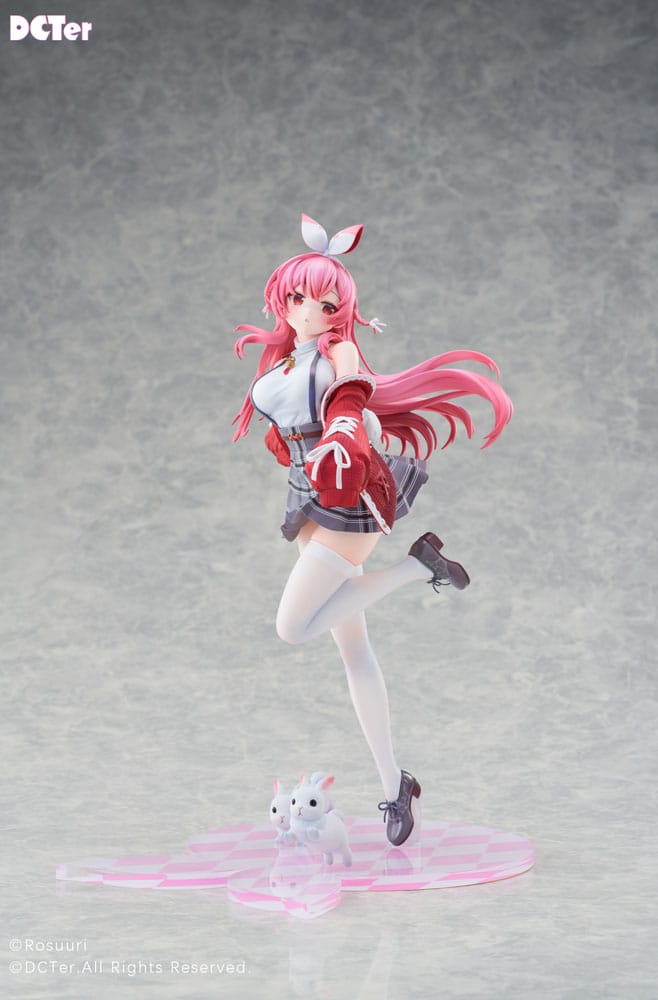 Original Character Rosuuri PVC Statue 1/7 White Rabbit Rosu Casual Clothes Ver. 25 cm Scalefiguren Yokina