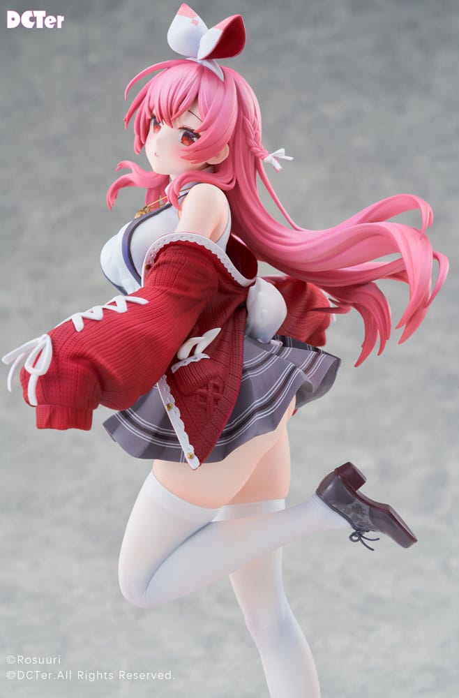 Original Character Rosuuri PVC Statue 1/7 White Rabbit Rosu Casual Clothes Ver. 25 cm Scalefiguren Yokina