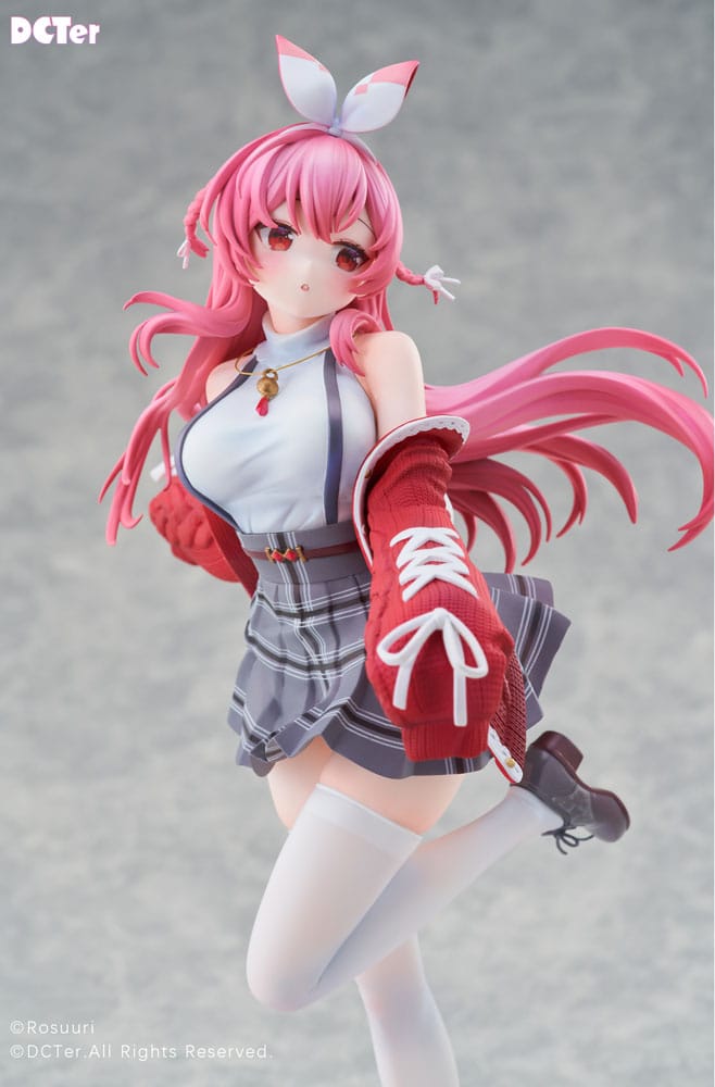 Original Character Rosuuri PVC Statue 1/7 White Rabbit Rosu Casual Clothes Ver. 25 cm Scalefiguren Yokina