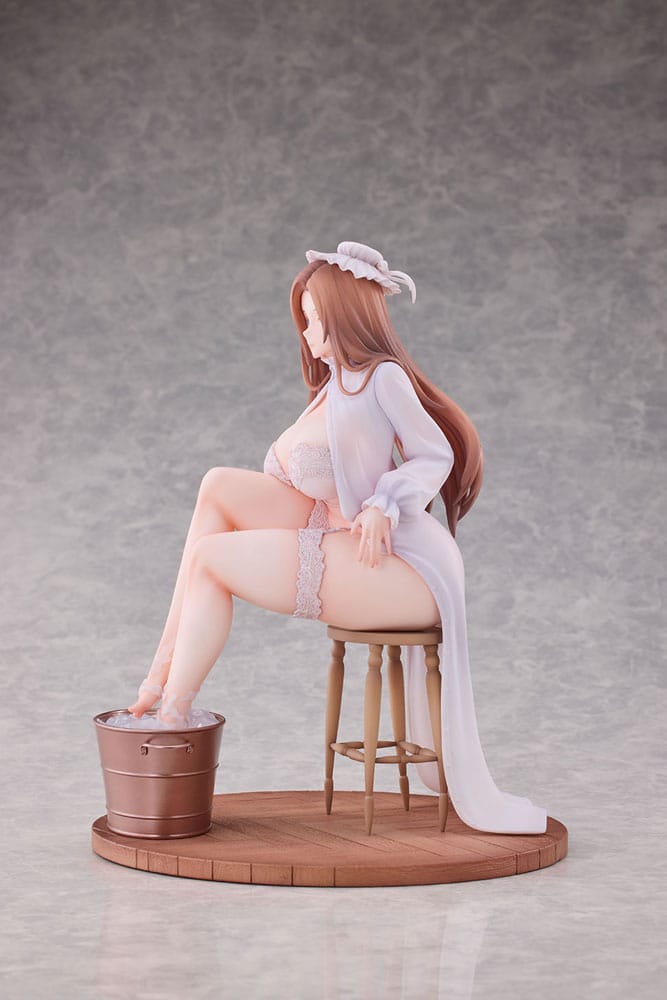 Original Character PVC Statue 1/6 Footbath - Edea DX Ver. Additional Bonus 23 cm Hentai Yokina
