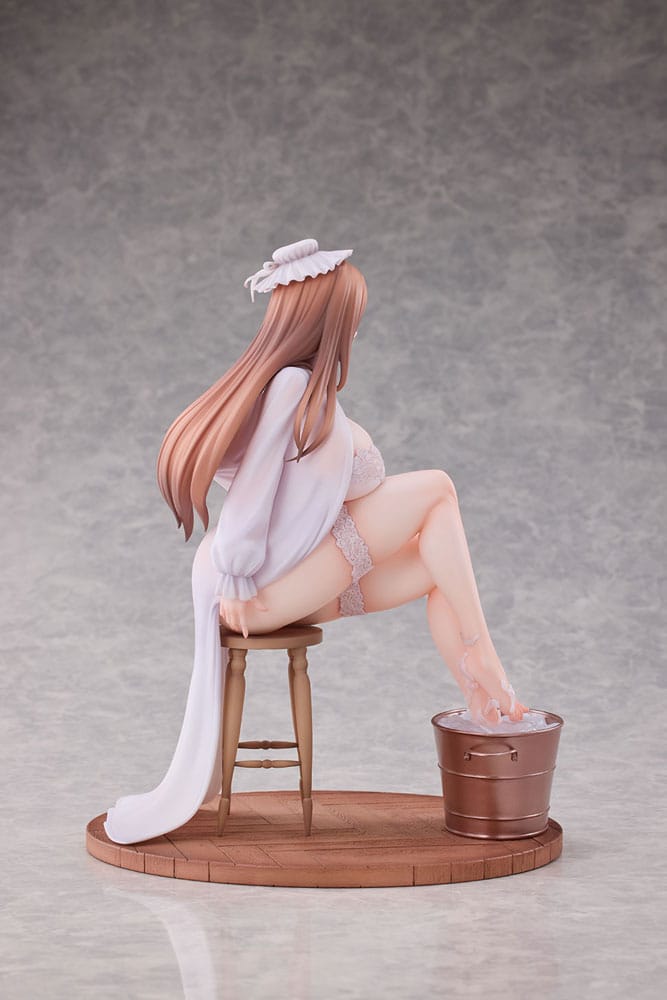 Original Character PVC Statue 1/6 Footbath - Edea DX Ver. Additional Bonus 23 cm Hentai Yokina