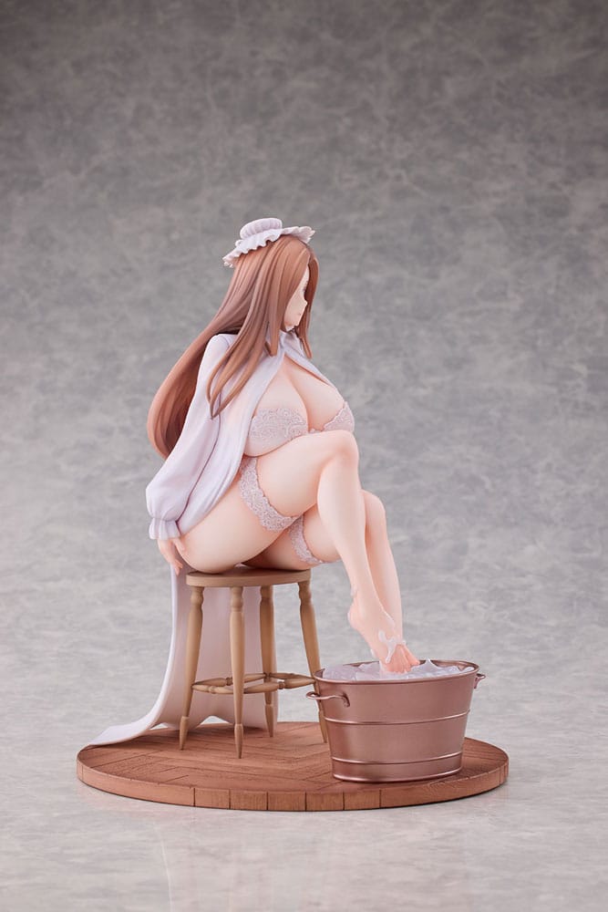 Original Character PVC Statue 1/6 Footbath - Edea DX Ver. Additional Bonus 23 cm Hentai Yokina