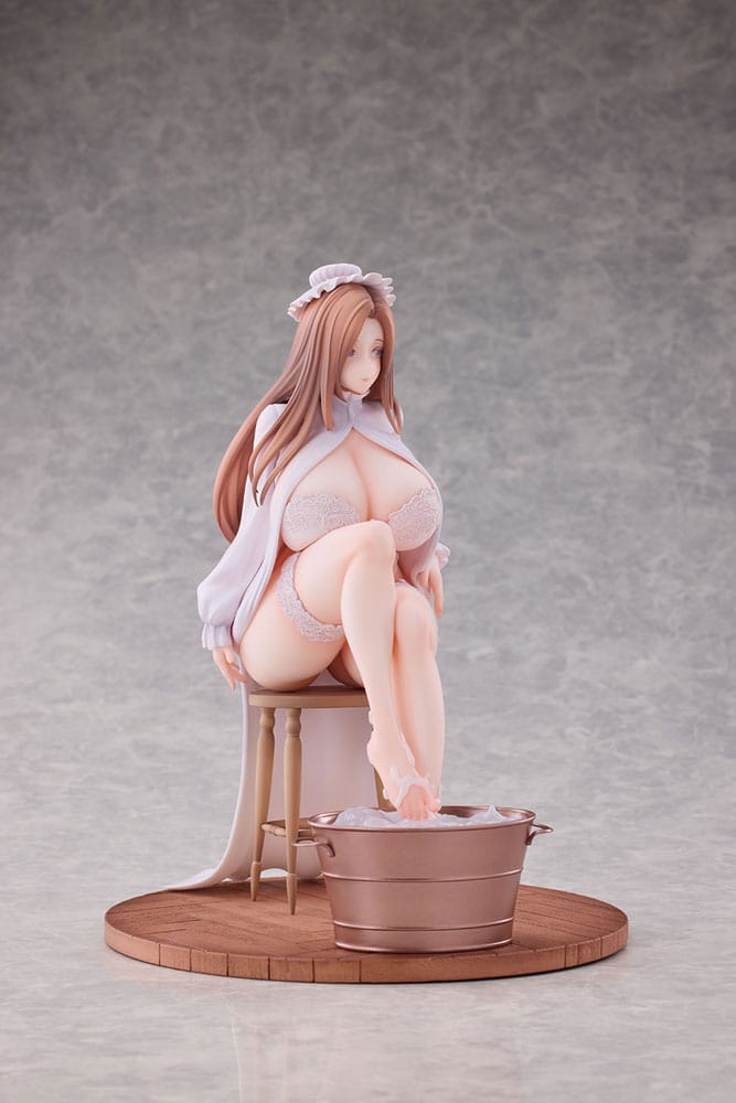 Original Character PVC Statue 1/6 Footbath - Edea DX Ver. Additional Bonus 23 cm Hentai Yokina