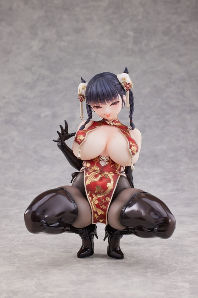 Original Character Statue 1/6 Dragon Chinese Dress Sugata no Ane no Tomodachi Illustrated by Daiki Kase 17 cm Scalefiguren Yokina