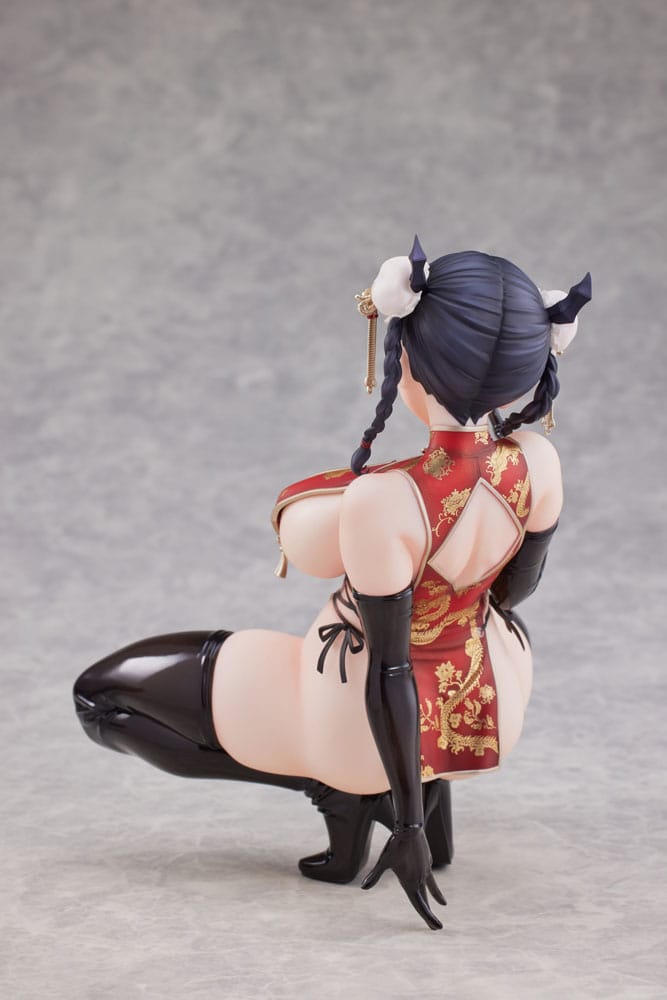 Original Character Statue 1/6 Dragon Chinese Dress Sugata no Ane no Tomodachi Illustrated by Daiki Kase 17 cm Scalefiguren Yokina
