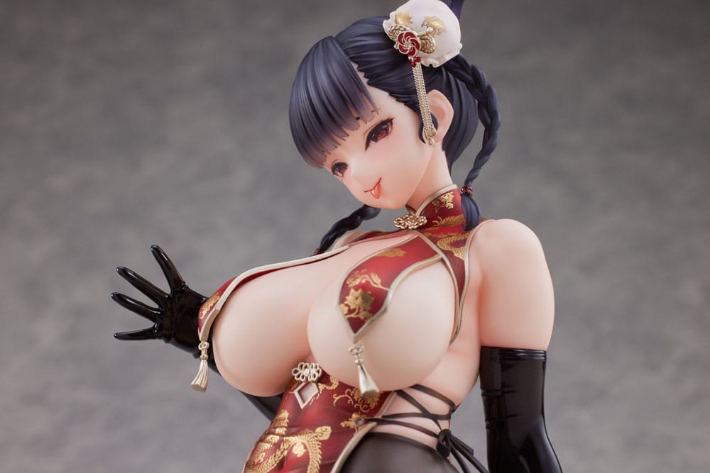 Original Character Statue 1/6 Dragon Chinese Dress Sugata no Ane no Tomodachi Illustrated by Daiki Kase 17 cm Scalefiguren Yokina