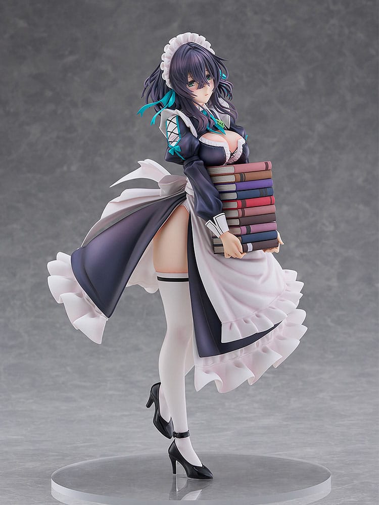 Original Illustration PVC Statue 1/6 Maid Maison Hanikami Kanojo Hikage Chigami Illustration by Piromizu 28 cm Scalefiguren Yokina