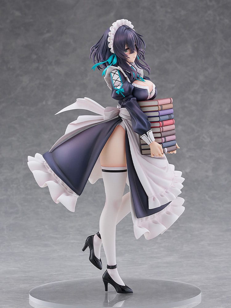 Original Illustration PVC Statue 1/6 Maid Maison Hanikami Kanojo Hikage Chigami Illustration by Piromizu 28 cm Scalefiguren Yokina