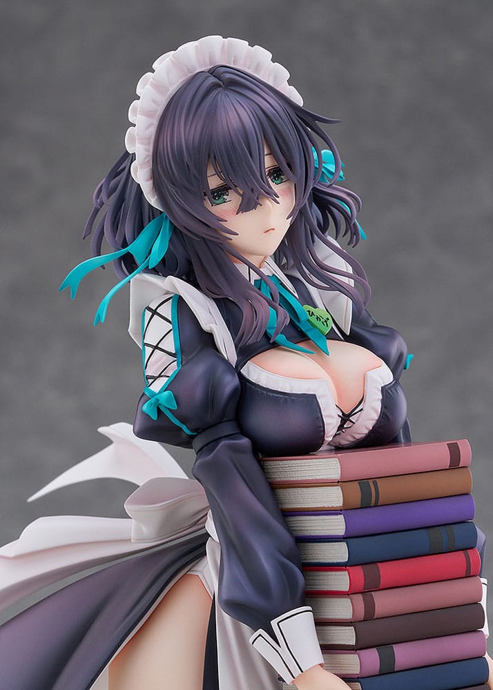 Original Illustration PVC Statue 1/6 Maid Maison Hanikami Kanojo Hikage Chigami Illustration by Piromizu 28 cm Scalefiguren Yokina