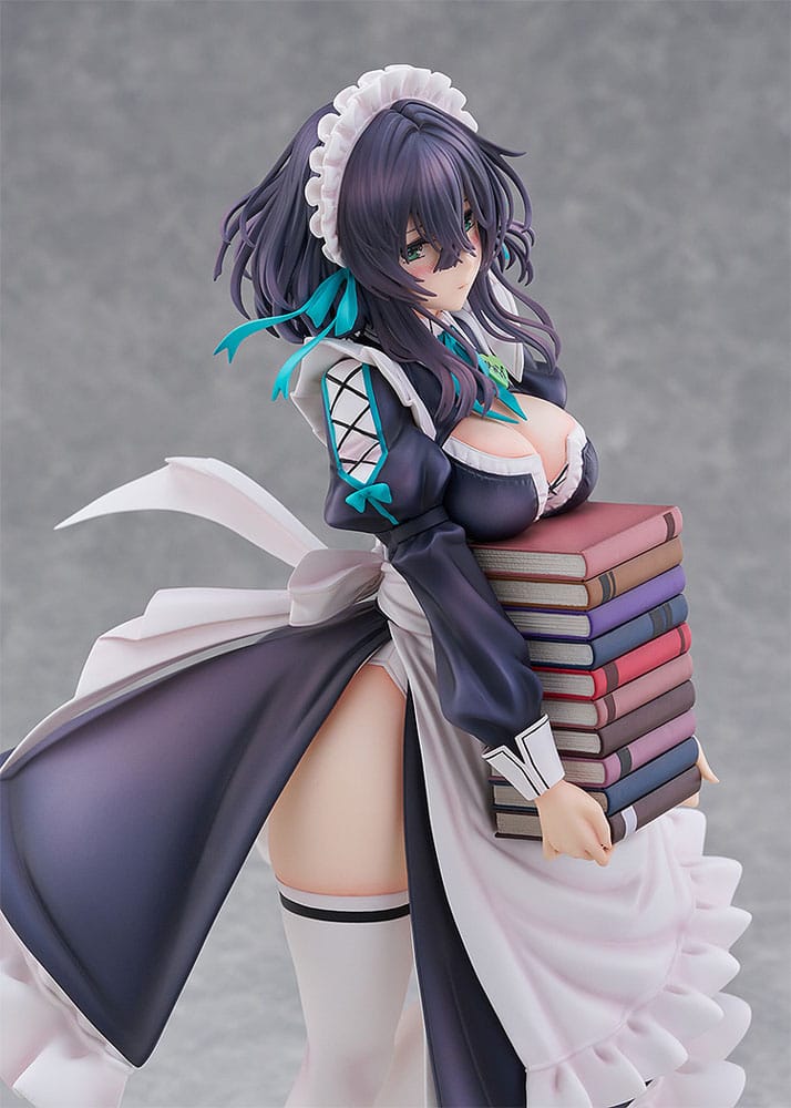 Original Illustration PVC Statue 1/6 Maid Maison Hanikami Kanojo Hikage Chigami Illustration by Piromizu 28 cm Scalefiguren Yokina