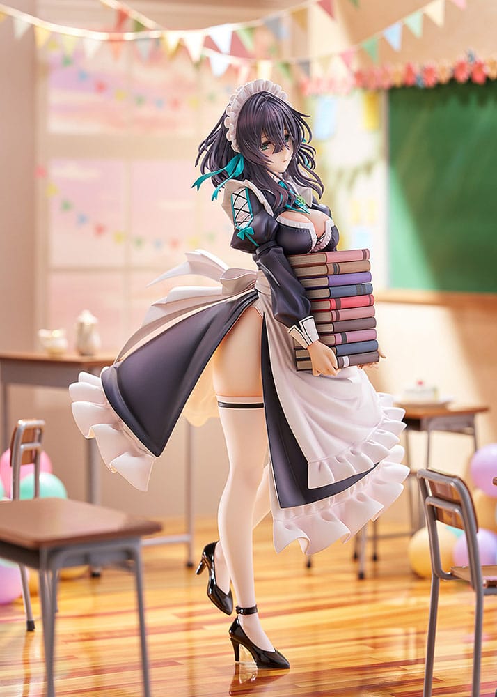 Original Illustration PVC Statue 1/6 Maid Maison Hanikami Kanojo Hikage Chigami Illustration by Piromizu 28 cm Scalefiguren Yokina