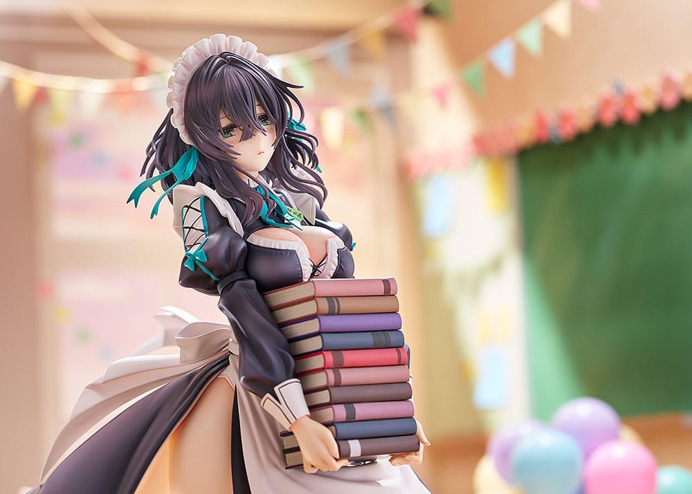 Original Illustration PVC Statue 1/6 Maid Maison Hanikami Kanojo Hikage Chigami Illustration by Piromizu 28 cm Scalefiguren Yokina
