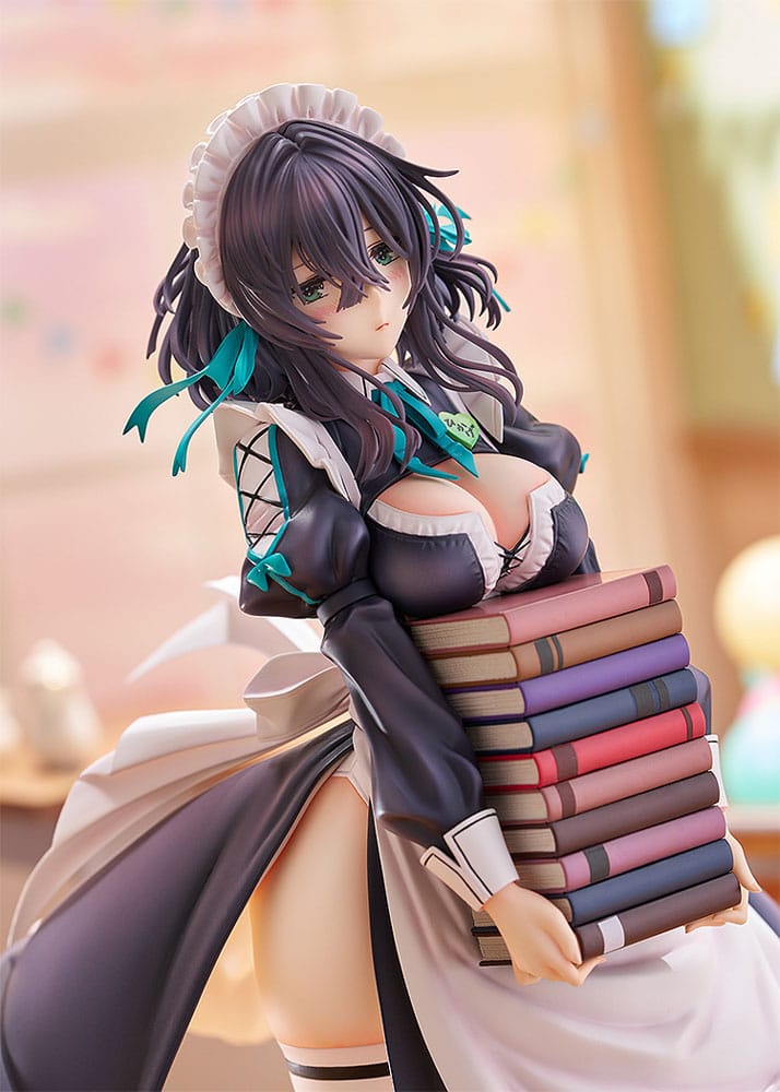 Original Illustration PVC Statue 1/6 Maid Maison Hanikami Kanojo Hikage Chigami Illustration by Piromizu 28 cm Scalefiguren Yokina