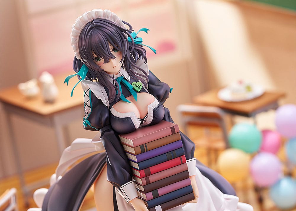 Original Illustration PVC Statue 1/6 Maid Maison Hanikami Kanojo Hikage Chigami Illustration by Piromizu 28 cm Scalefiguren Yokina