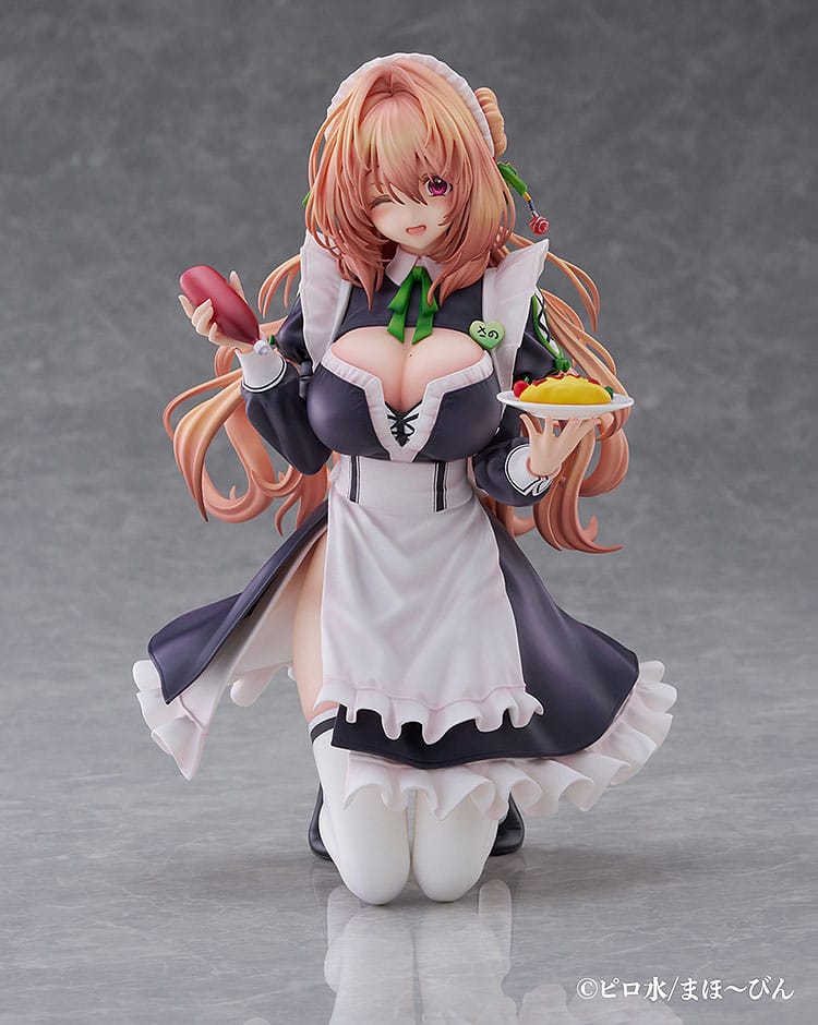 Hanikami Kanojo PVC Statue 1/6 Maid Maison Hanikami Kanojo Sano Hiiragi 20 cm Scalefiguren Yokina