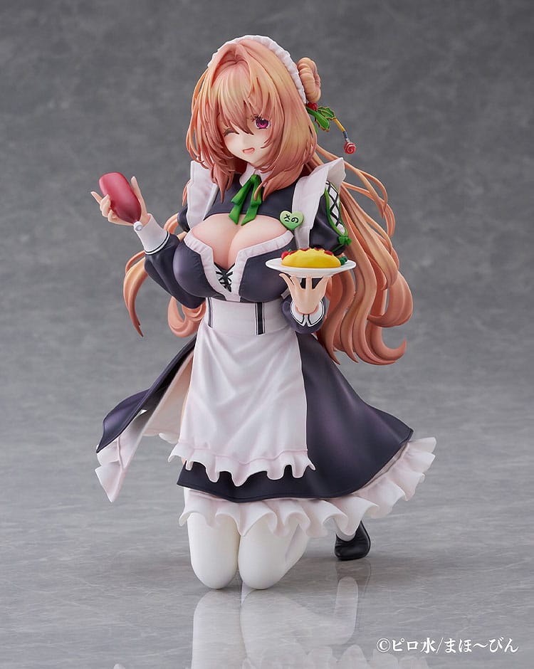 Hanikami Kanojo PVC Statue 1/6 Maid Maison Hanikami Kanojo Sano Hiiragi 20 cm Scalefiguren Yokina