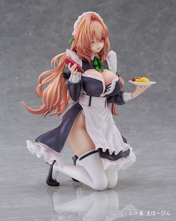 Hanikami Kanojo PVC Statue 1/6 Maid Maison Hanikami Kanojo Sano Hiiragi 20 cm Scalefiguren Yokina