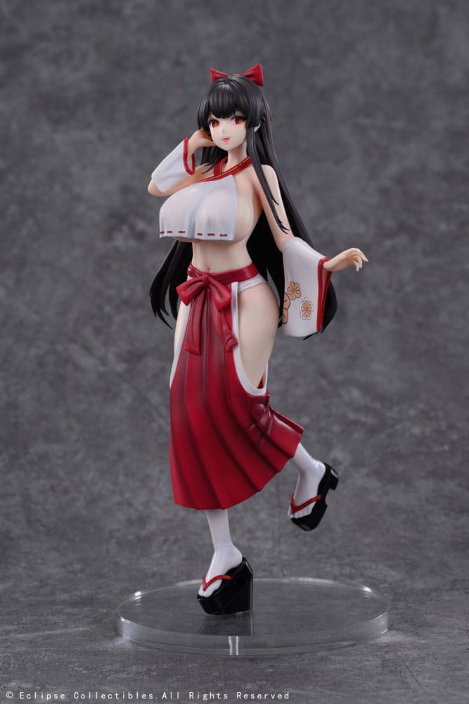 Original Character PVC Statue 1/7 Kasuga Miko Misaki 28 cm Scalefiguren Yokina