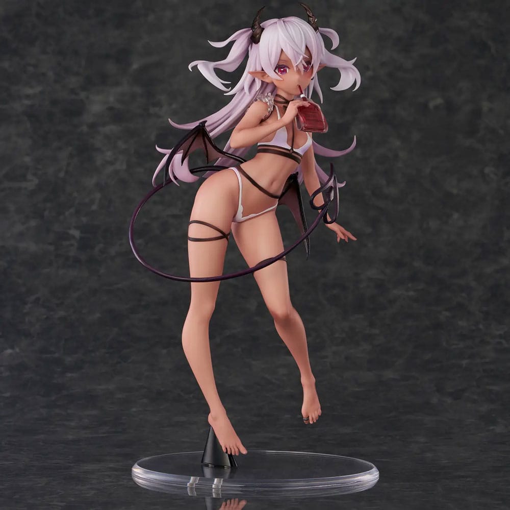 Original Character PVC Statue Dusky-Skinned Vampire Yoru-chan Illustration by Yukimiya Yuge 28 cm Hentai Yokina
