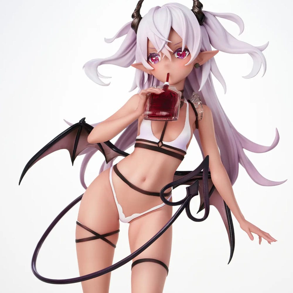 Original Character PVC Statue Dusky-Skinned Vampire Yoru-chan Illustration by Yukimiya Yuge 28 cm Hentai Yokina