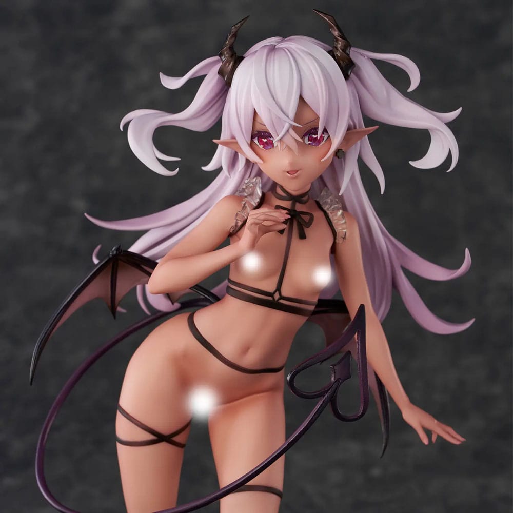 Original Character PVC Statue Dusky-Skinned Vampire Yoru-chan Illustration by Yukimiya Yuge 28 cm Hentai Yokina