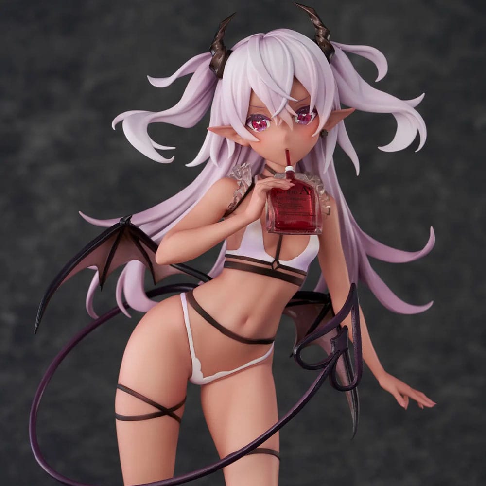 Original Character PVC Statue Dusky-Skinned Vampire Yoru-chan Illustration by Yukimiya Yuge 28 cm Hentai Yokina