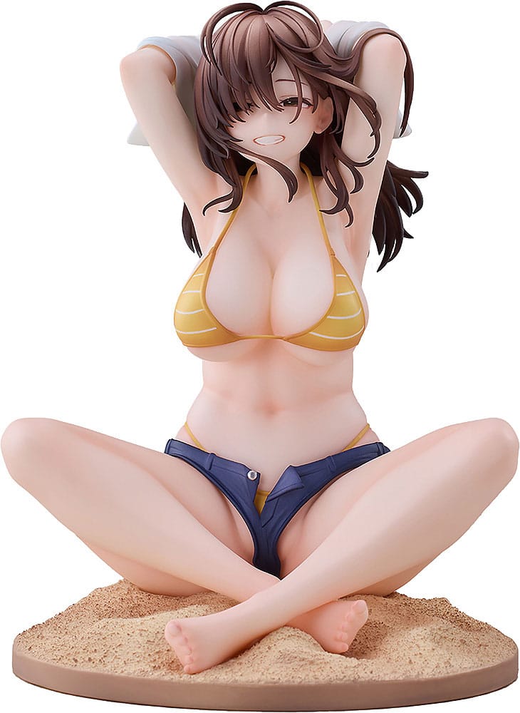 Original Character Statue Danjo no Yujo ga Seiritsu Dekinai Type no Onna Tomodachi 15 cm Prizefiguren Yokina