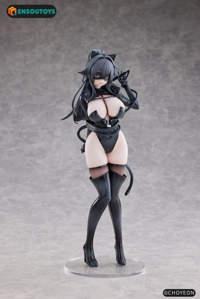 Original Character Statue 1/6 Cat Woman Happy-chan 27 cm Scalefiguren Yokina