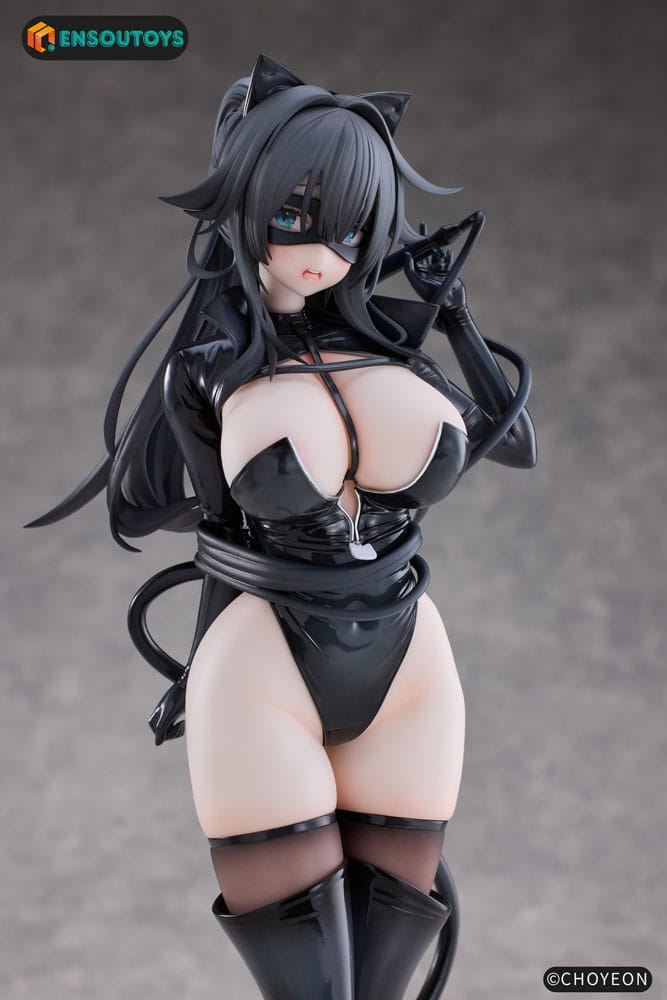 Original Character Statue 1/6 Cat Woman Happy-chan 27 cm Scalefiguren Yokina