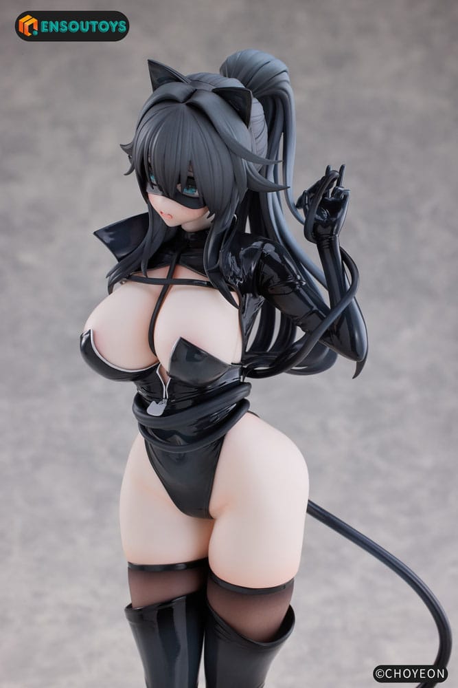 Original Character Statue 1/6 Cat Woman Happy-chan 27 cm Scalefiguren Yokina