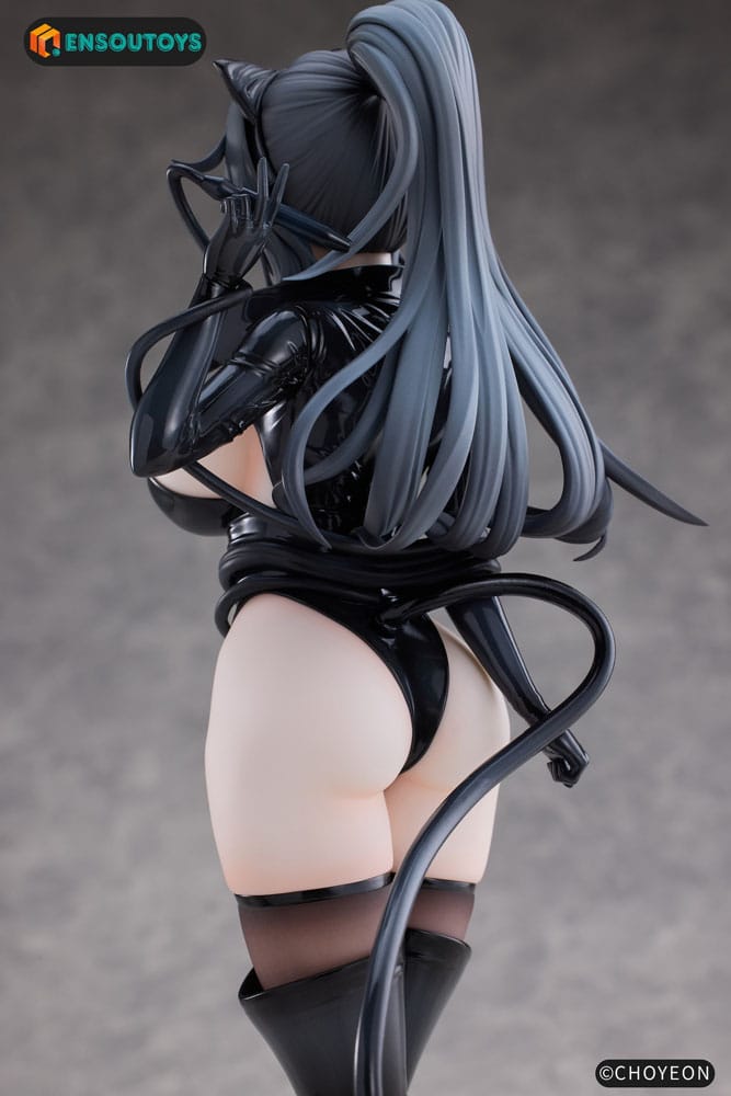 Original Character Statue 1/6 Cat Woman Happy-chan 27 cm Scalefiguren Yokina