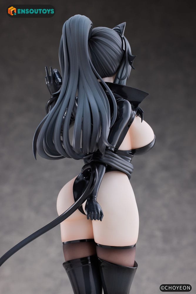 Original Character Statue 1/6 Cat Woman Happy-chan 27 cm Scalefiguren Yokina