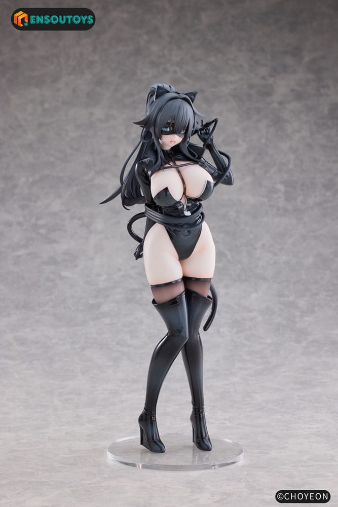 Original Character Statue 1/6 Cat Woman Happy-chan 27 cm Scalefiguren Yokina